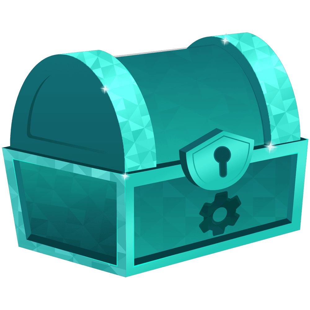 A diamond gear crate